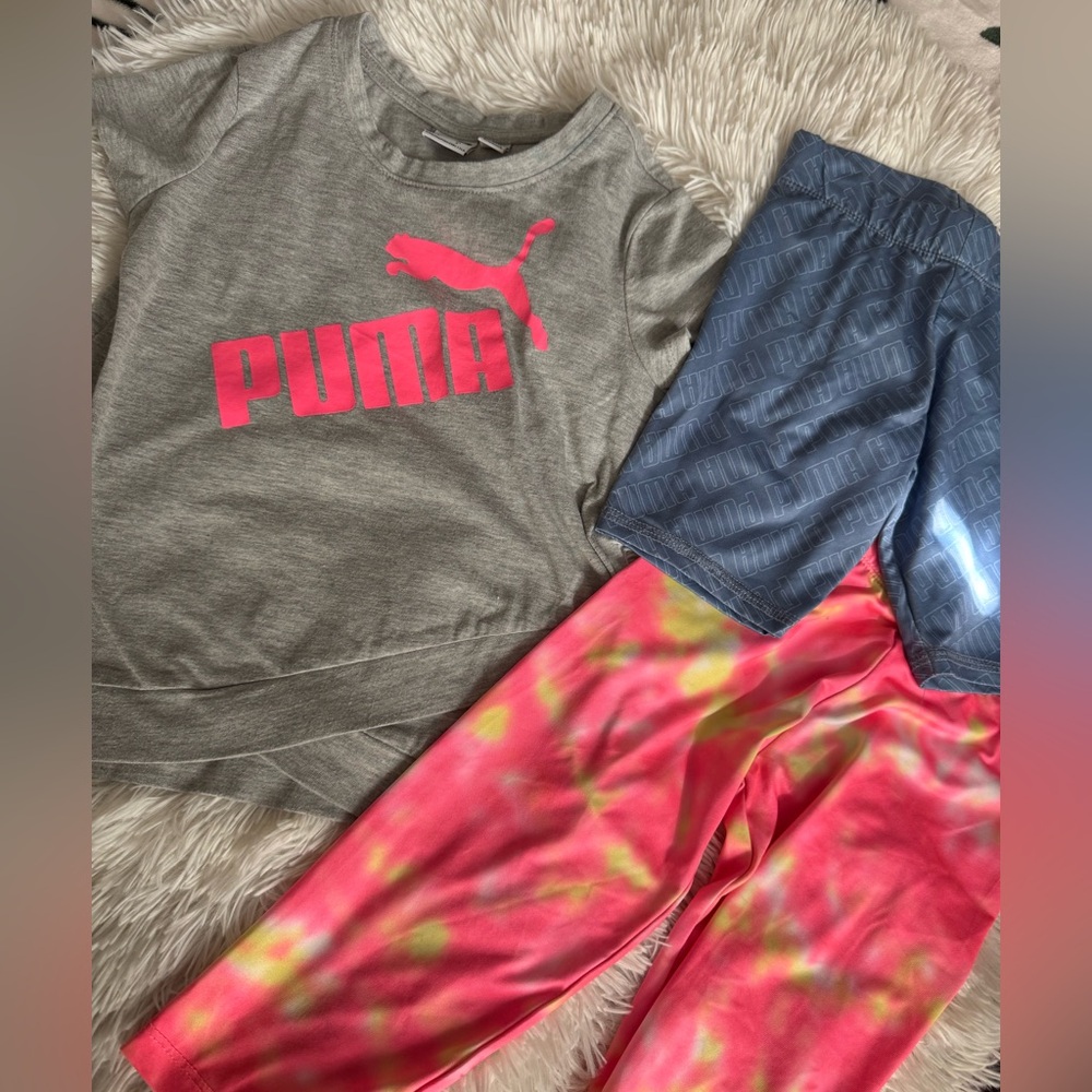 Puma set little girls size 6